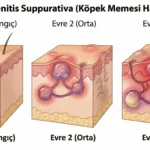 Köpek memesi hastalığı evreleri