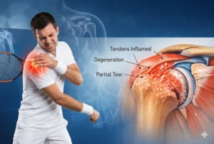 omuz ekleminin ve çevresindeki kasların (Rotator Cuff) anatomik kesiti