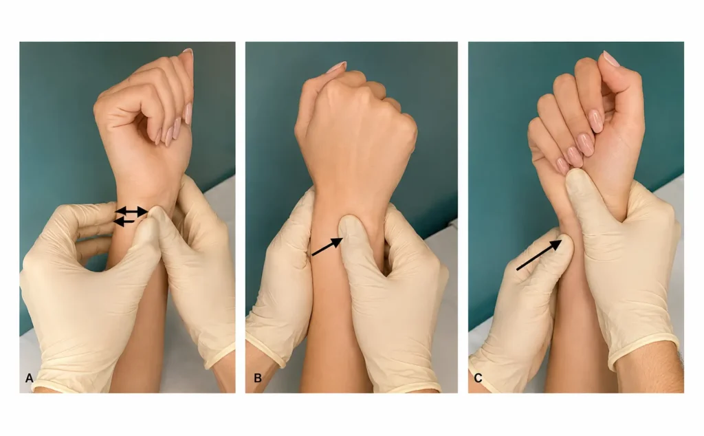 Distal radioulnar eklem instabilitesini değerlendiren klinik muayene manevraları